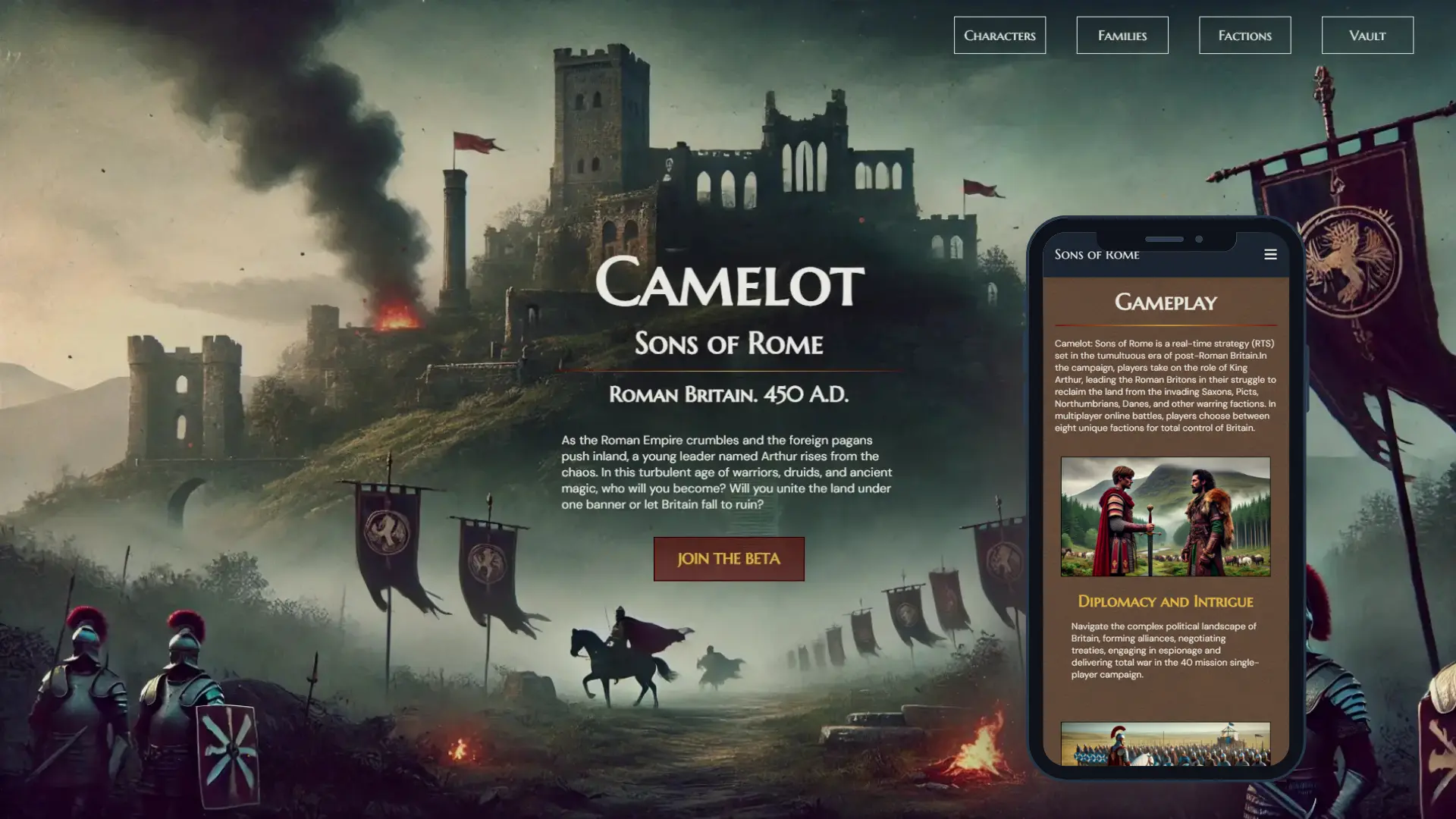 Sons of Rome Game Site