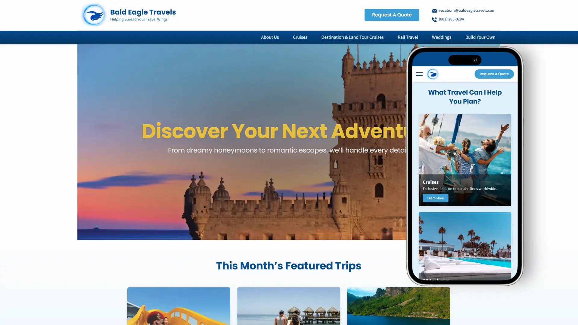 Bald Eagle Travels Website