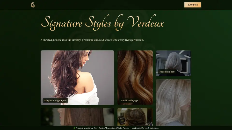 Desktop Founding Five Mockup: Verdeux