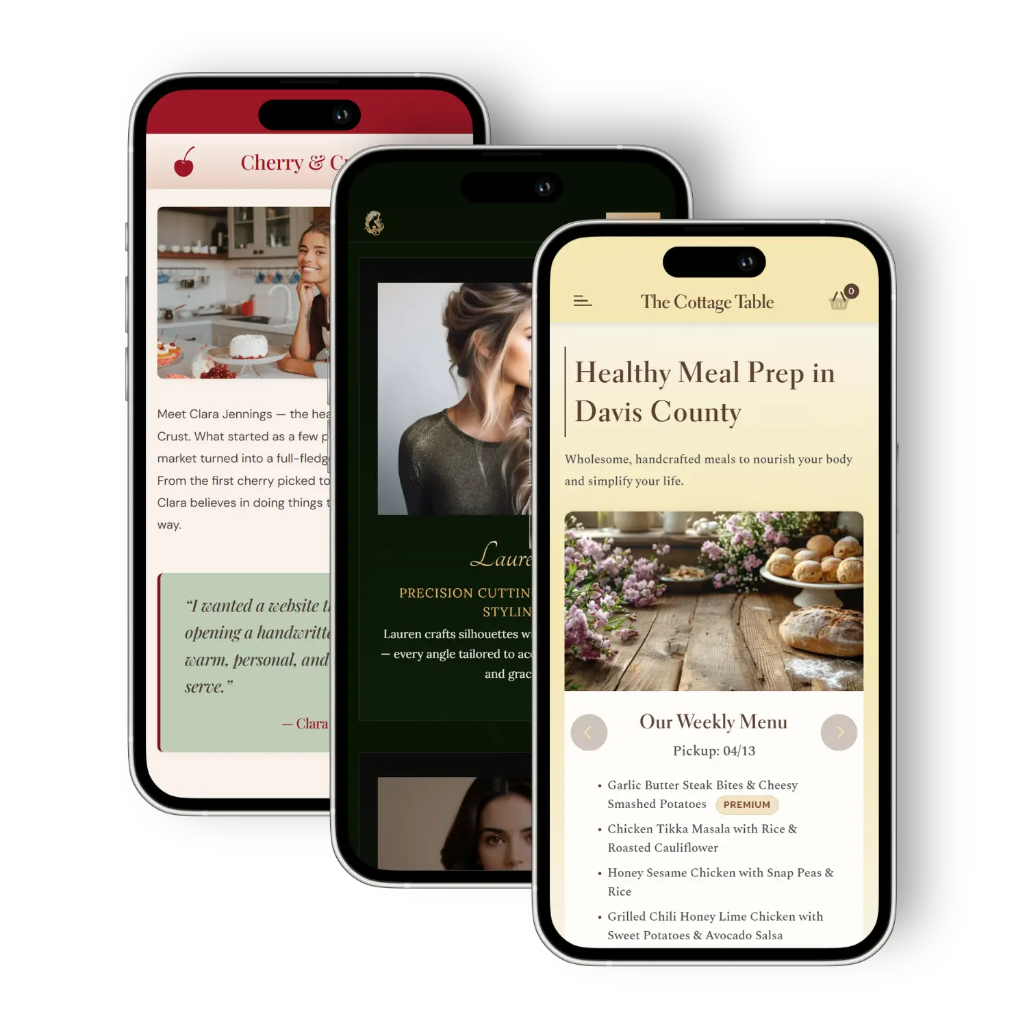 3 Mobile Sites Designed by Doers Designs