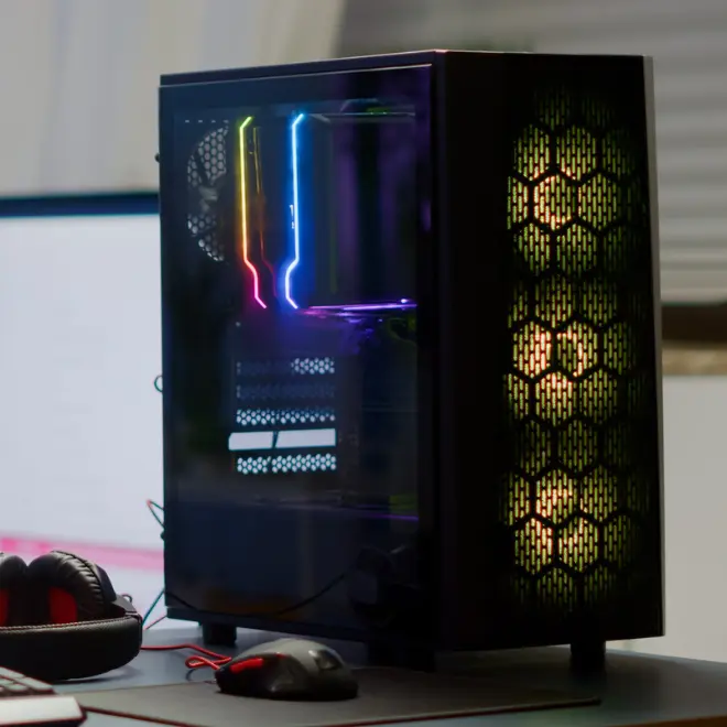 Budget Gaming PC Illustration