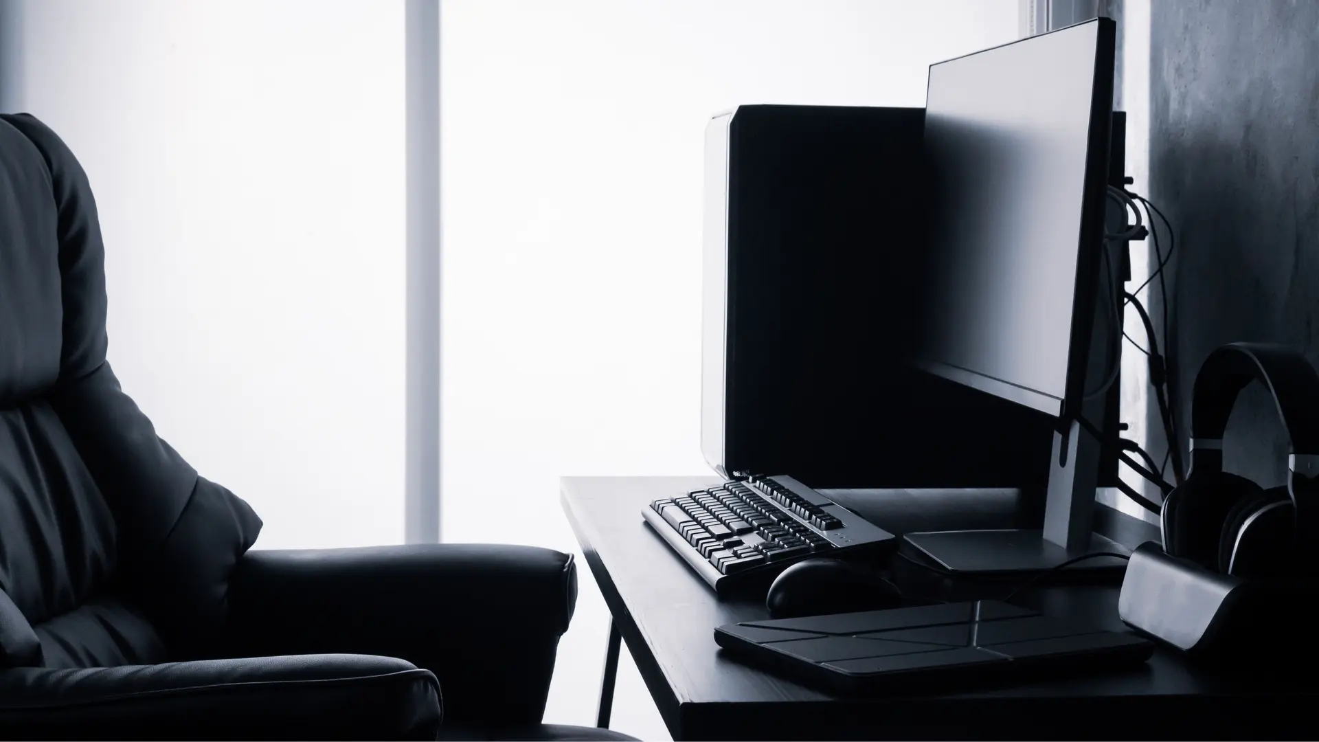 Home Office PC Illustration