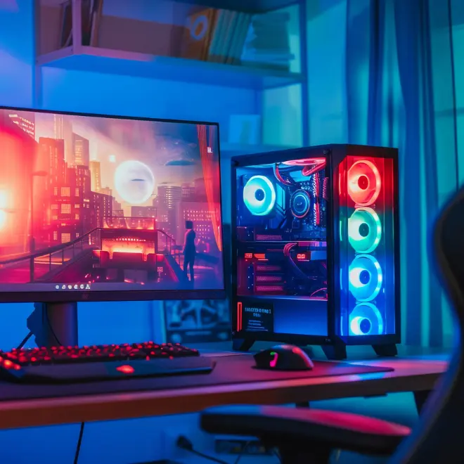 Standard Gaming PC Illustration