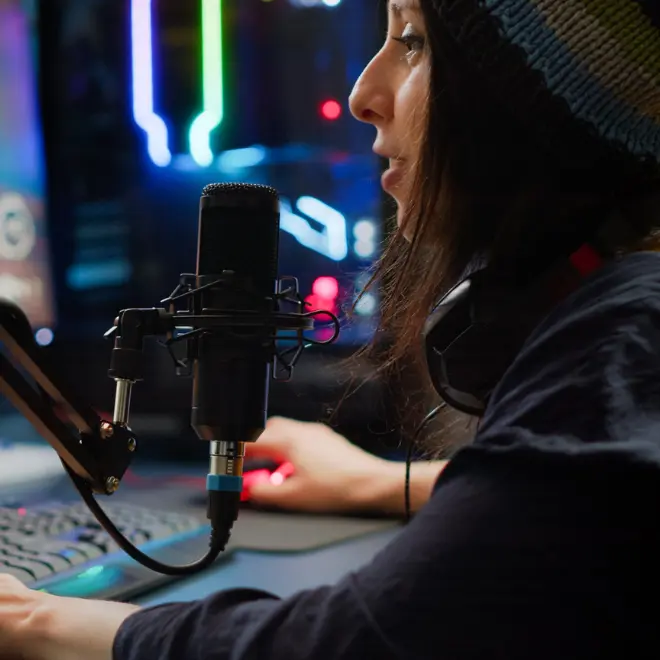 Streaming PC Illustration