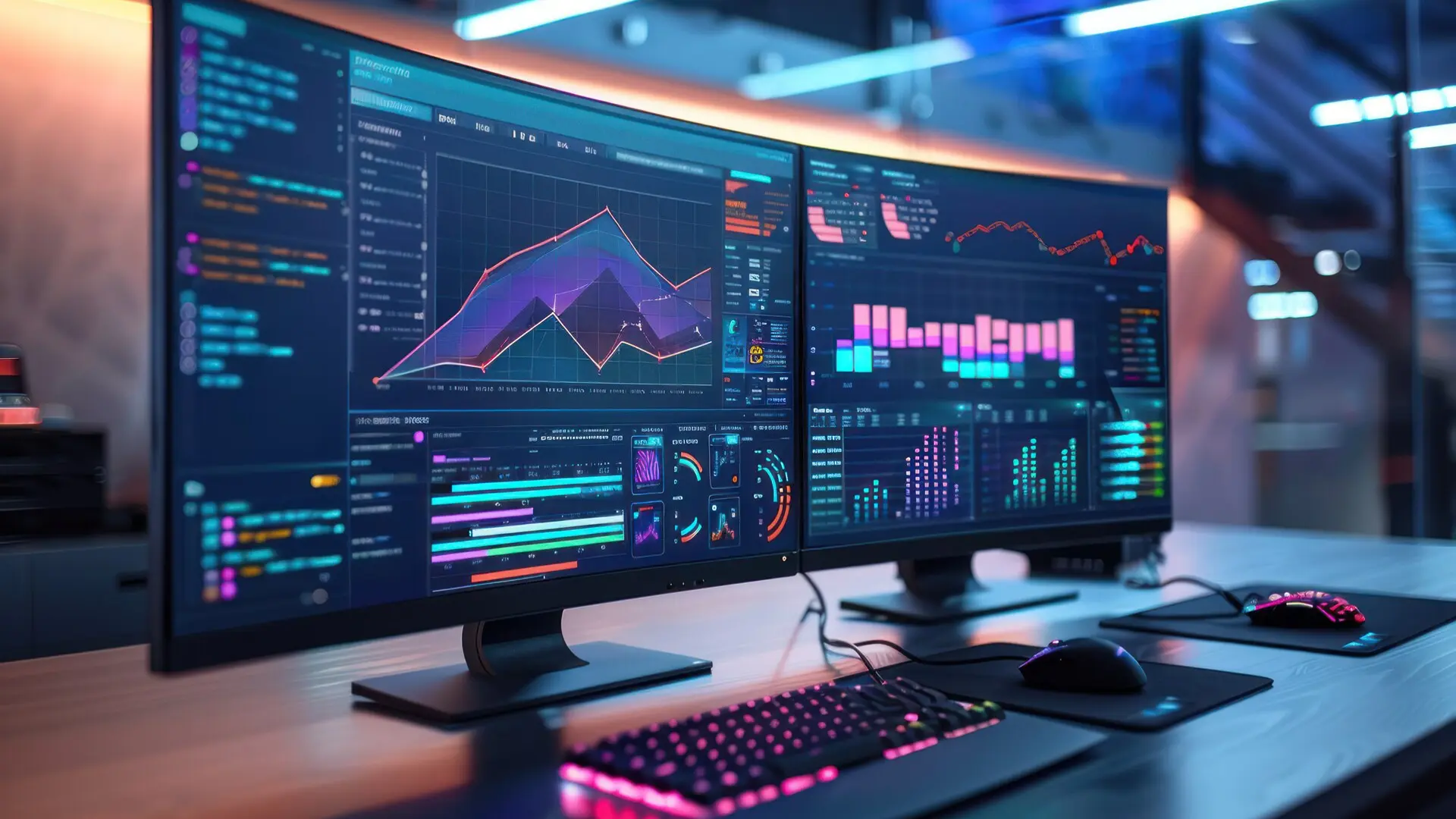 Workstation PC Illustration